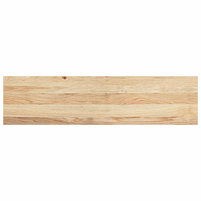 Trepte scari 4 buc Stejar masiv netratat 100x25x2 cm - WALTI WALTI