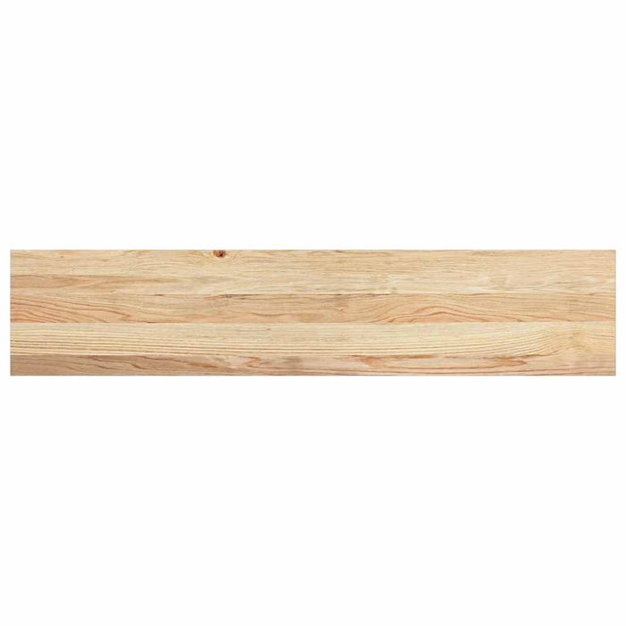 Trepte scari 8 buc Stejar masiv netratat 120x30x2 cm - WALTI WALTI