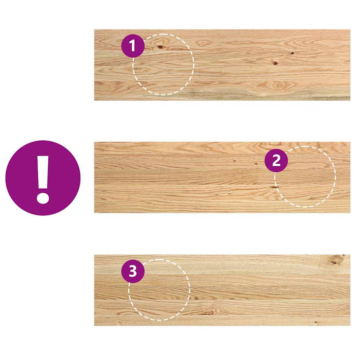 Trepte scari 12 buc Stejar masiv netratat 90x25x2 cm - WALTI WALTI