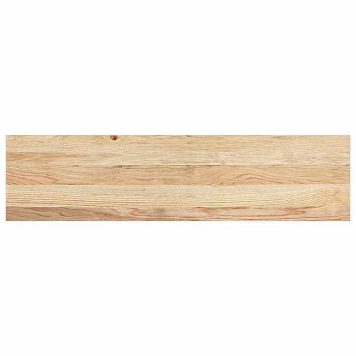 Trepte scari 12 buc Stejar masiv netratat 100x25x2 cm - WALTI WALTI