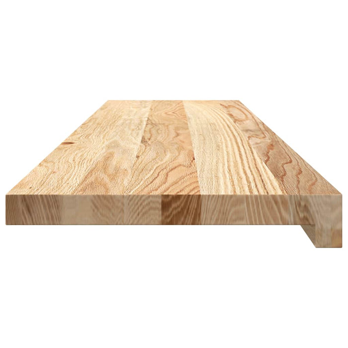 Trepte scari 12 buc Stejar masiv netratat 100x25x2 cm - WALTI WALTI