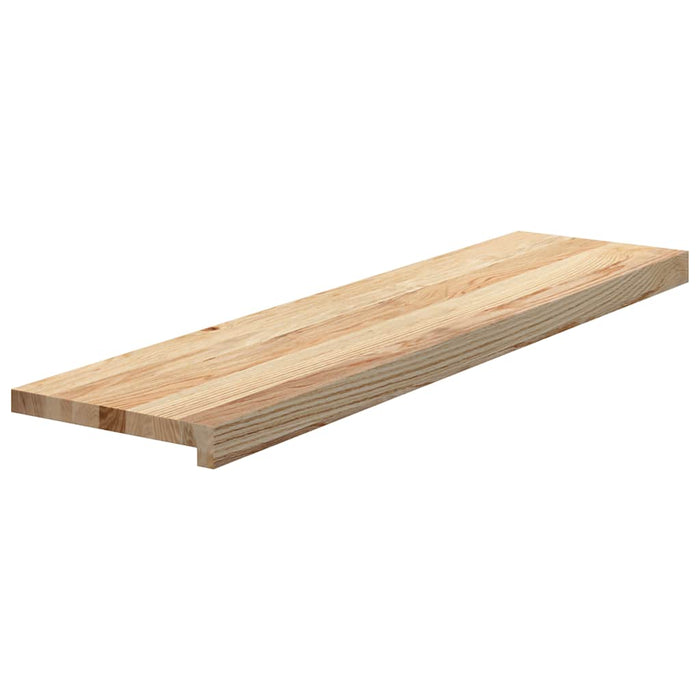 Trepte scari 12 buc Stejar masiv netratat 100x30x2 cm - WALTI WALTI