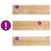 Trepte scari 12 buc Stejar masiv netratat 100x30x2 cm - WALTI WALTI