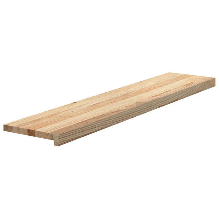Trepte scari 16 buc Stejar masiv netratat 120x25x2 cm - WALTI WALTI