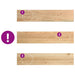 Trepte scari 16 buc Stejar masiv netratat 120x25x2 cm - WALTI WALTI