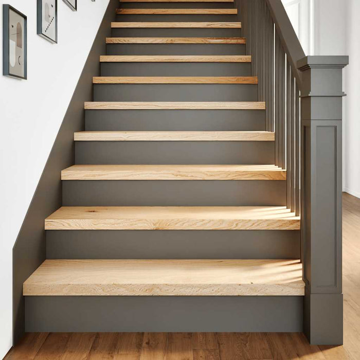 Trepte scari 20 buc Stejar masiv netratat 90x30x2 cm - WALTI WALTI