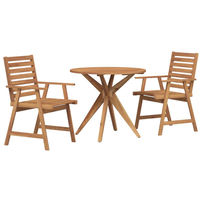 Set mobilier de grădină, 3 piese, lemn masiv de acacia - WALTI WALTI