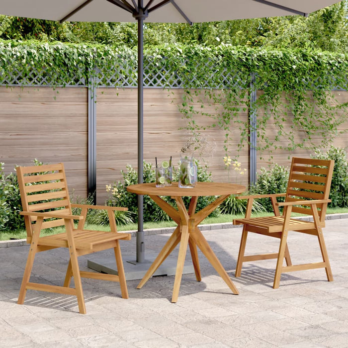 Set mobilier de grădină, 3 piese, lemn masiv de acacia - WALTI WALTI