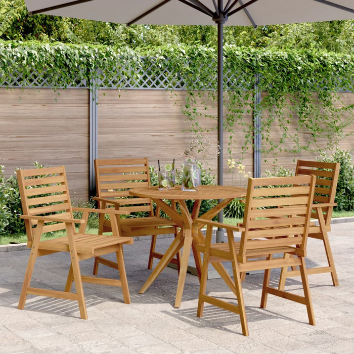 Set mobilier de grădină, 5 piese, lemn masiv de acacia - WALTI WALTI