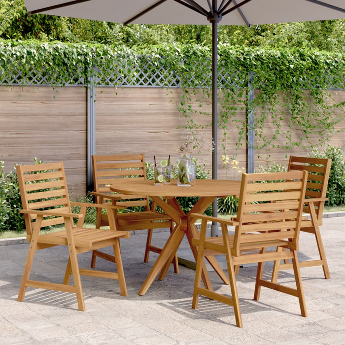 Set mobilier de grădină, 5 piese, lemn masiv de acacia - WALTI WALTI