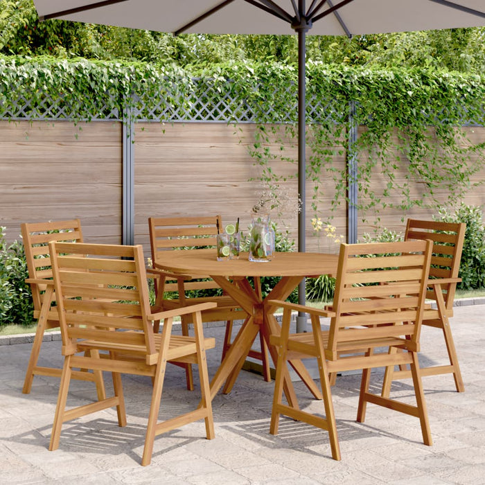 Set mobilier de grădină, 6 piese, lemn masiv de acacia - WALTI WALTI