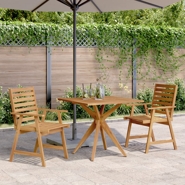 Set mobilier de grădină, 3 piese, lemn masiv de acacia WALTI