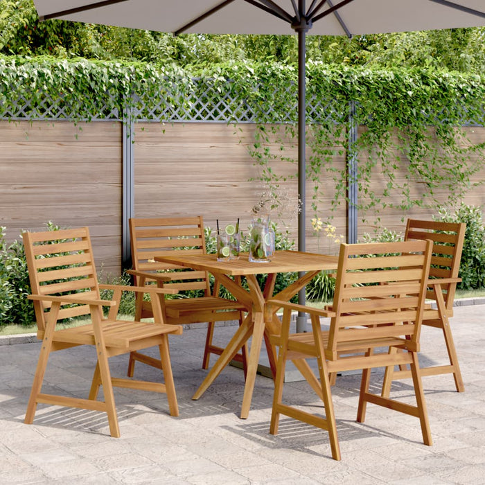 Set mobilier de grădină, 5 piese, lemn masiv de acacia WALTI