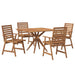 Set mobilier de grădină, 5 piese, lemn masiv de acacia - WALTI WALTI