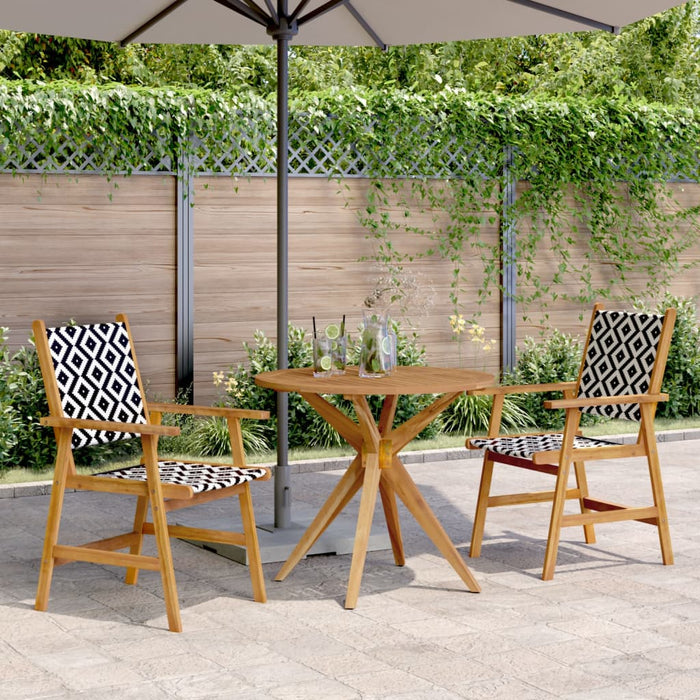 Set mobilier de grădină, 3 piese, lemn masiv de acacia - WALTI WALTI