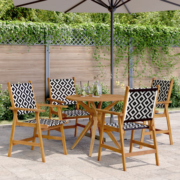 Set mobilier de grădină, 5 piese, lemn masiv de acacia - WALTI WALTI