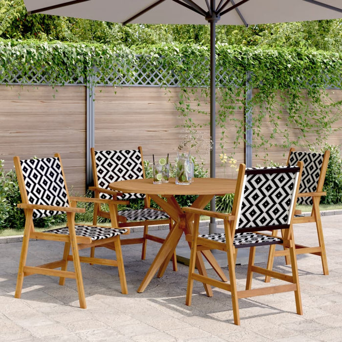 Set mobilier de grădină, 5 piese, lemn masiv de acacia - WALTI WALTI