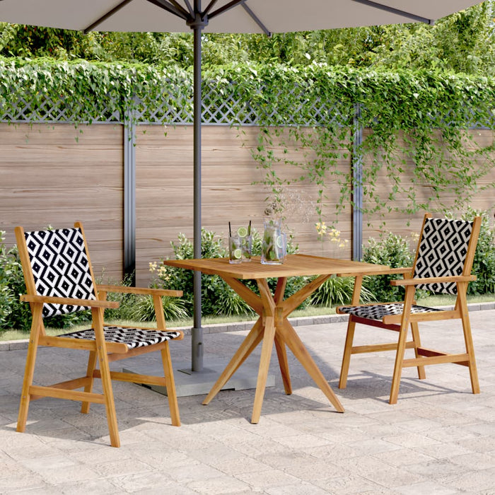Set mobilier de grădină, 3 piese, lemn masiv de acacia WALTI