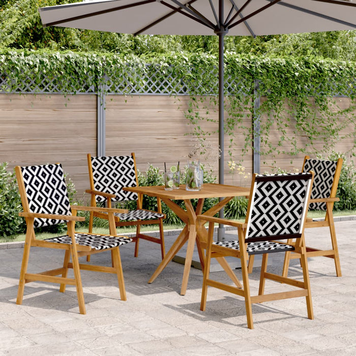 Set mobilier de grădină, 5 piese, lemn masiv de acacia WALTI
