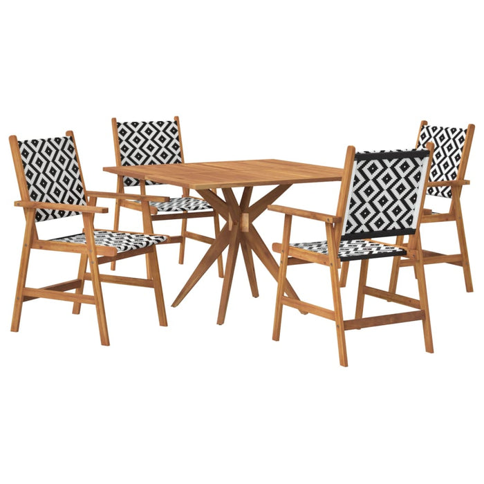 Set mobilier de grădină, 5 piese, lemn masiv de acacia - WALTI WALTI