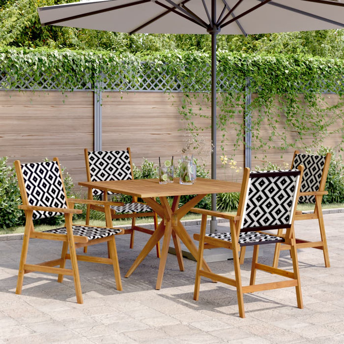 Set mobilier de grădină, 5 piese, lemn masiv de acacia - WALTI WALTI
