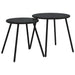 Set mobilier de balcon, 5 piese, cu perne, negru, oțel - WALTI WALTI