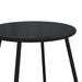 Set mobilier de balcon, 5 piese, cu perne, negru, oțel - WALTI WALTI