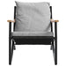 Set mobilier de balcon, 3 piese, cu perne, negru, oțel - WALTI WALTI