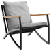 Set mobilier de balcon, 5 piese, cu perne, negru, oțel - WALTI WALTI