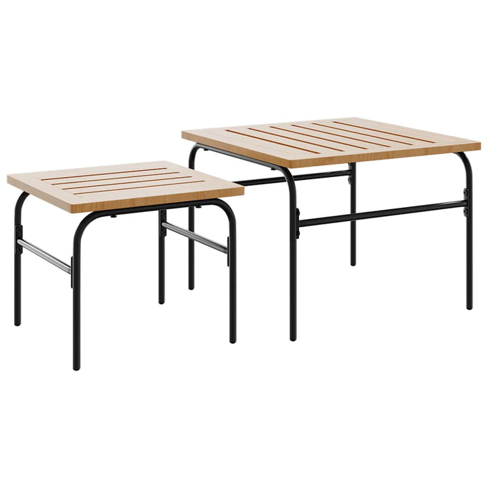 Set mobilier de balcon, 5 piese, cu perne, negru, oțel - WALTI WALTI