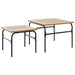 Set mobilier de balcon, 5 piese, cu perne, negru, oțel - WALTI WALTI