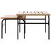 Set mobilier de balcon, 5 piese, cu perne, negru, oțel - WALTI WALTI