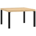 Set mobilier de grădină cu perne, 4 piese, negru, aluminiu - WALTI WALTI