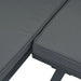 Set mobilier de grădină cu perne, 4 piese, negru, aluminiu - WALTI WALTI
