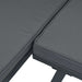 Set canapea de grădină, 3 piese, cu perne, negru, aluminiu - WALTI WALTI