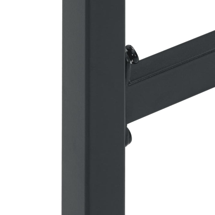 Set bar de grădină 3 piese, negru, oțel vopsit electrostatic - WALTI WALTI