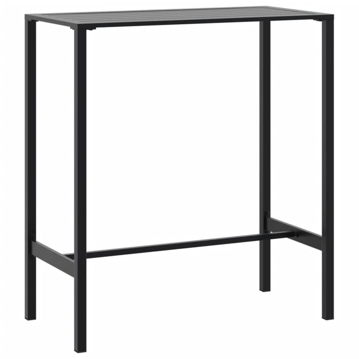 Set bar de grădină 5 piese, negru, oțel vopsit electrostatic - WALTI WALTI