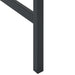 Set bar de grădină 5 piese, negru, oțel vopsit electrostatic - WALTI WALTI