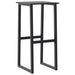 Set bar de grădină 5 piese, negru, oțel vopsit electrostatic - WALTI WALTI