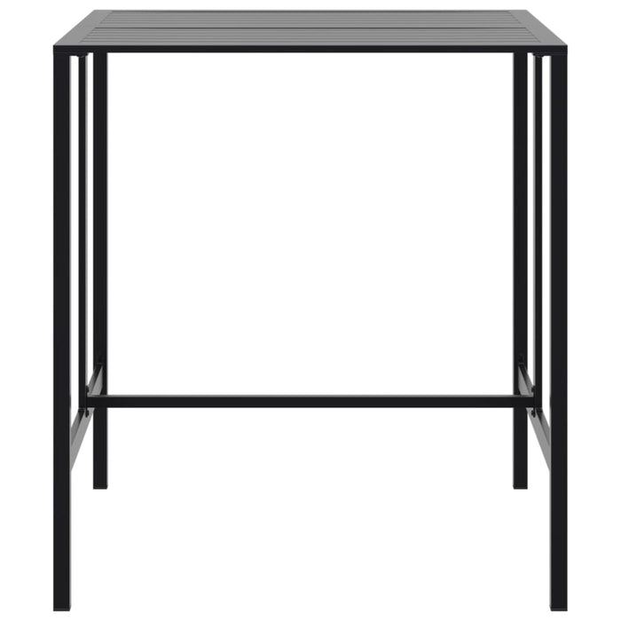 Set bar de grădină 5 piese, negru, oțel vopsit electrostatic - WALTI WALTI