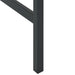 Set bar de grădină 5 piese, negru, oțel vopsit electrostatic - WALTI WALTI