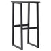 Set bar de grădină 7 piese, negru, oțel vopsit electrostatic - WALTI WALTI
