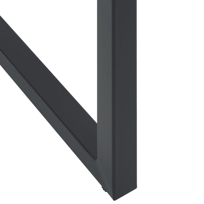 Set bar de grădină 7 piese, negru, oțel vopsit electrostatic - WALTI WALTI
