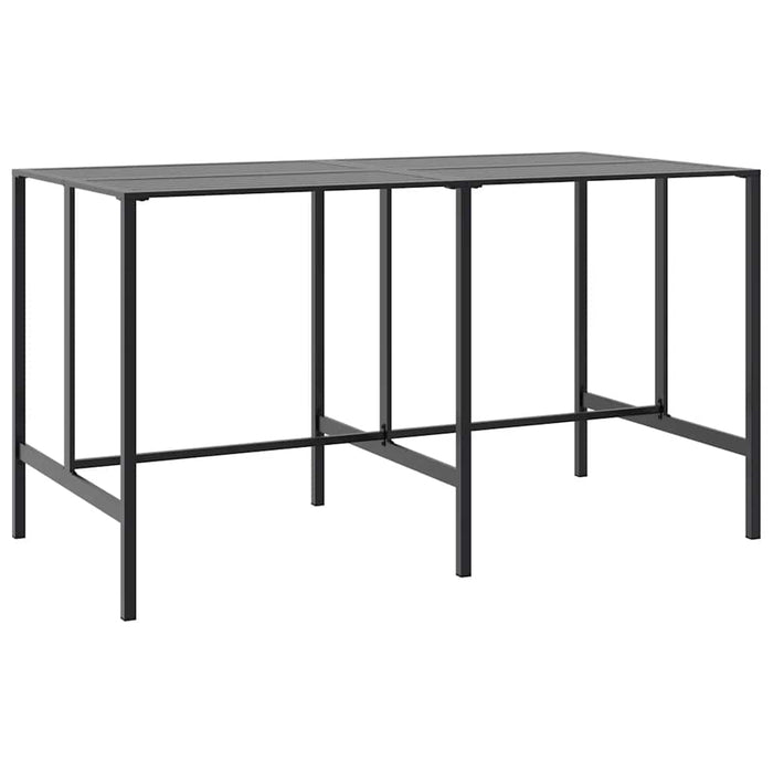 Set bar de grădină 9 piese, negru, oțel vopsit electrostatic - WALTI WALTI