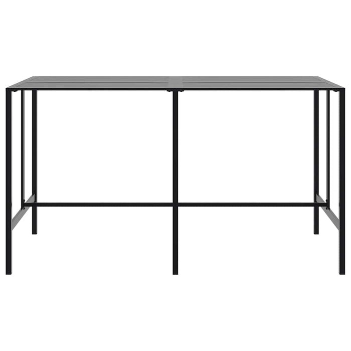 Set bar de grădină 9 piese, negru, oțel vopsit electrostatic - WALTI WALTI