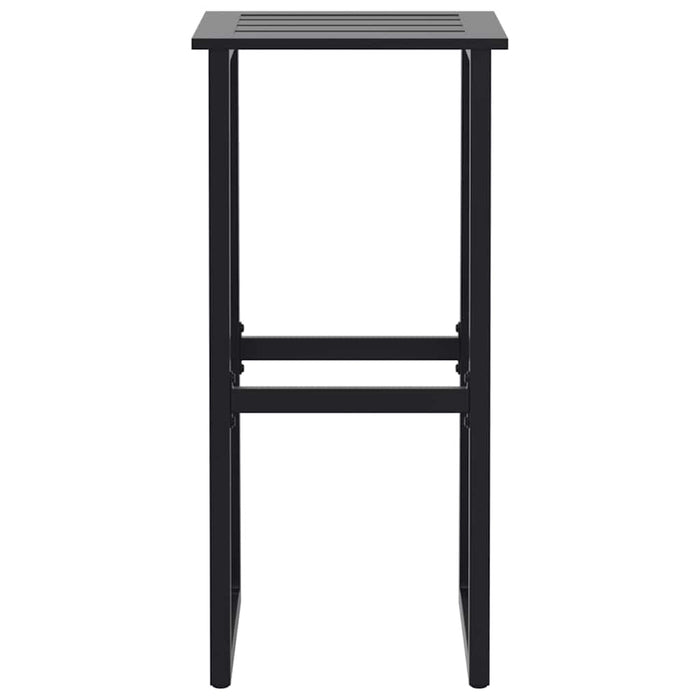 Set bar de grădină 9 piese, negru, oțel vopsit electrostatic - WALTI WALTI