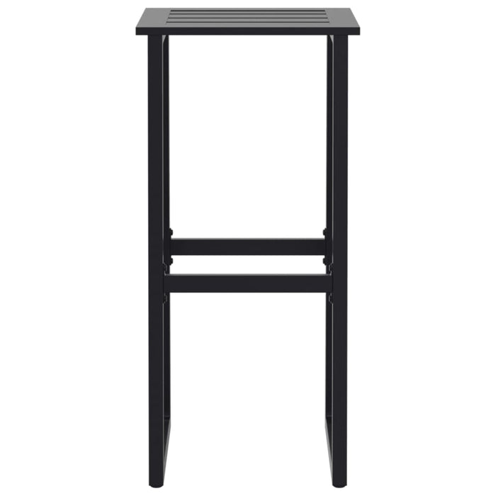 Set bar de grădină 11 piese, negru, oțel vopsit electrostatic - WALTI WALTI