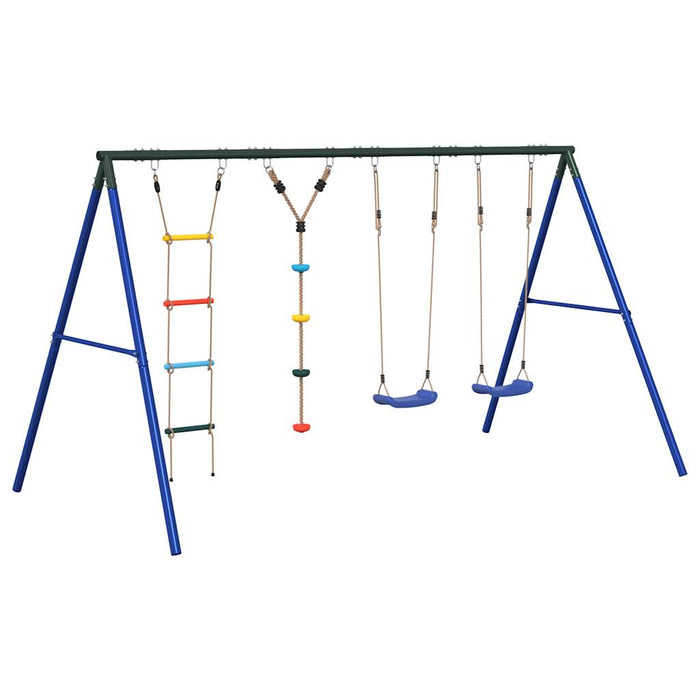 Set leagăn de exterior, cu leagăne, scară și leagăn cu disc - WALTI WALTI