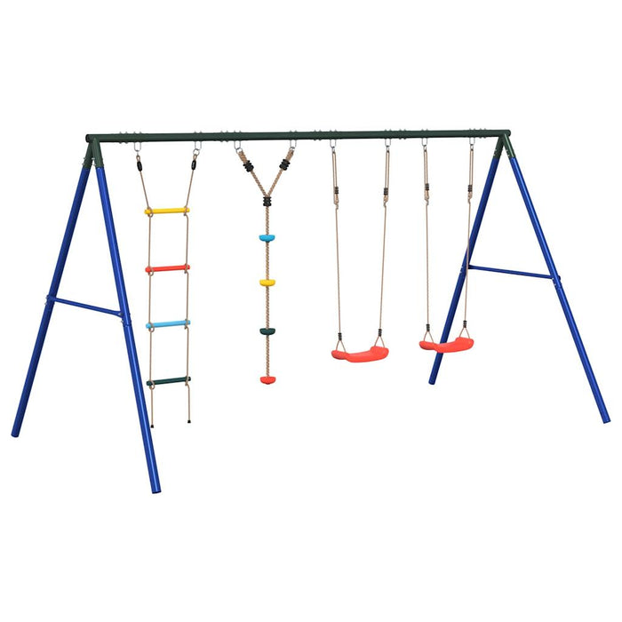 Set leagăn de exterior, cu leagăne, scară și leagăn cu disc - WALTI WALTI