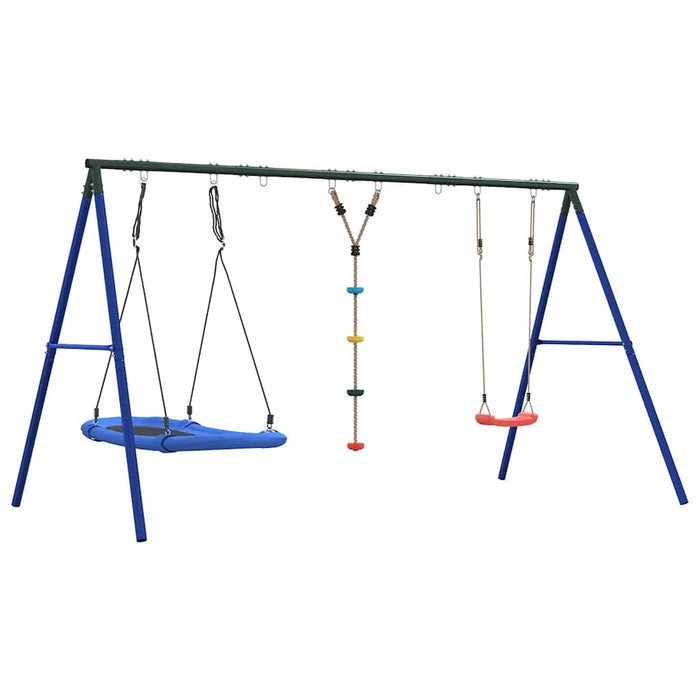 Set leagăn de exterior cu leagăn, leagăn cu disc, leagăn cuib - WALTI WALTI
